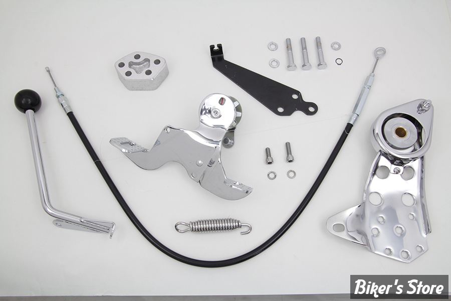 - KIT JOCKEY SHIFT - COMMANDE SUICIDE - Softail 1989/1999 - Jockey Shifter Kit -  CHROME