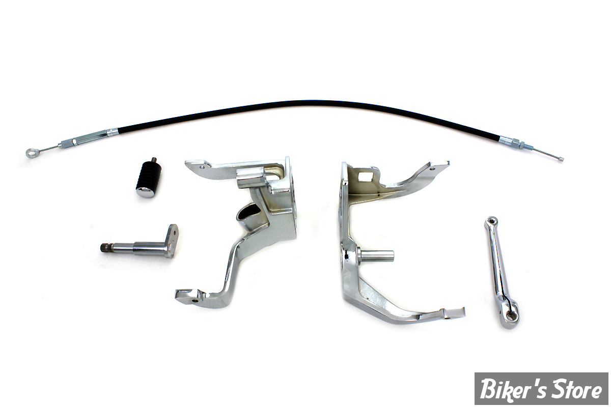 - Kit Jockey Shift - commande suicide - Softail 2000/2006 - Chrome Foot Clutch Kit