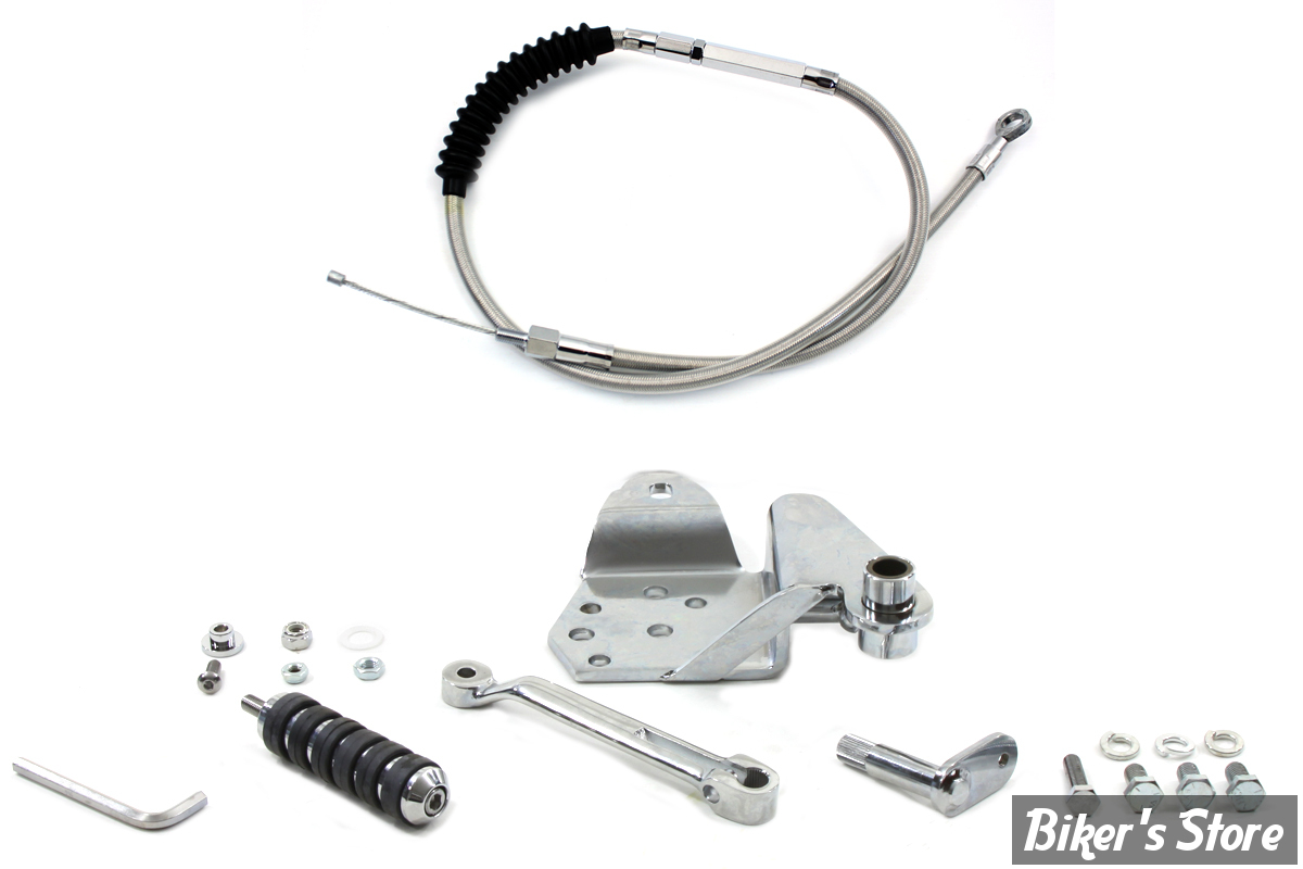 - Kit Jockey Shift - commande suicide - Softail 1987/1999 - Jockey Clutch Pedal Plate Kit 
