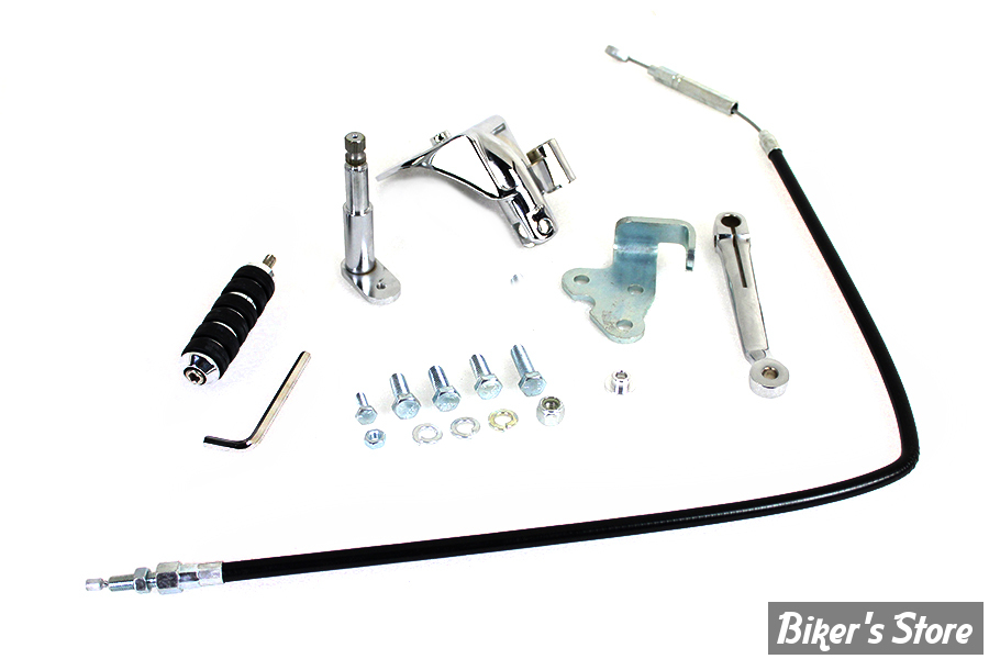 - Kit Jockey Shift - commande suicide - Softail 1986/1999 - Chrome Foot Clutch Kit 