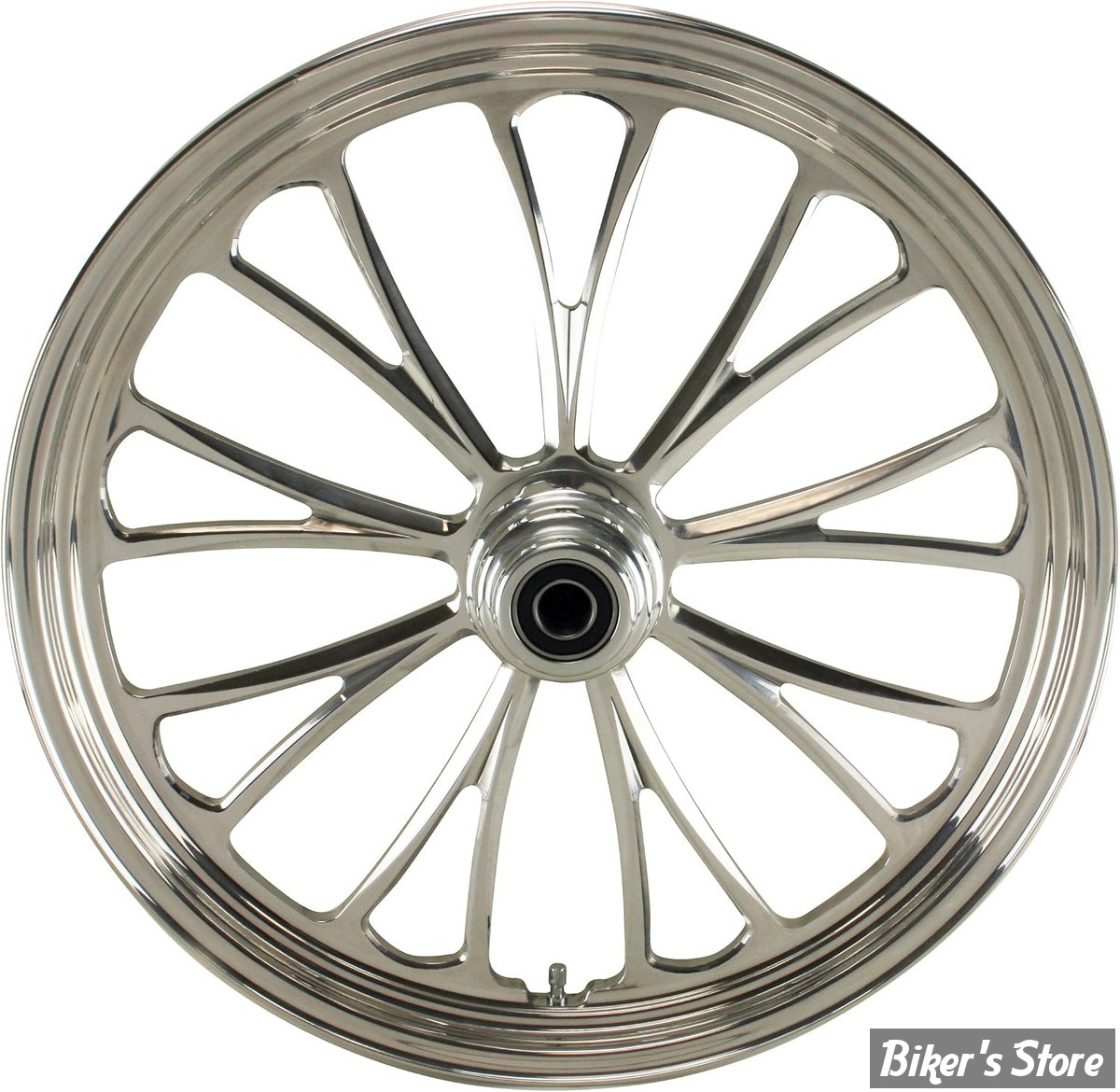 21 x 3.50 - ROUE ULTIMA ALUMINIUM - APPLICATION CUSTOM AXE 1" - MANHATTAN - S-F - Manhattan Front Wheel  - POLI - 37-622
