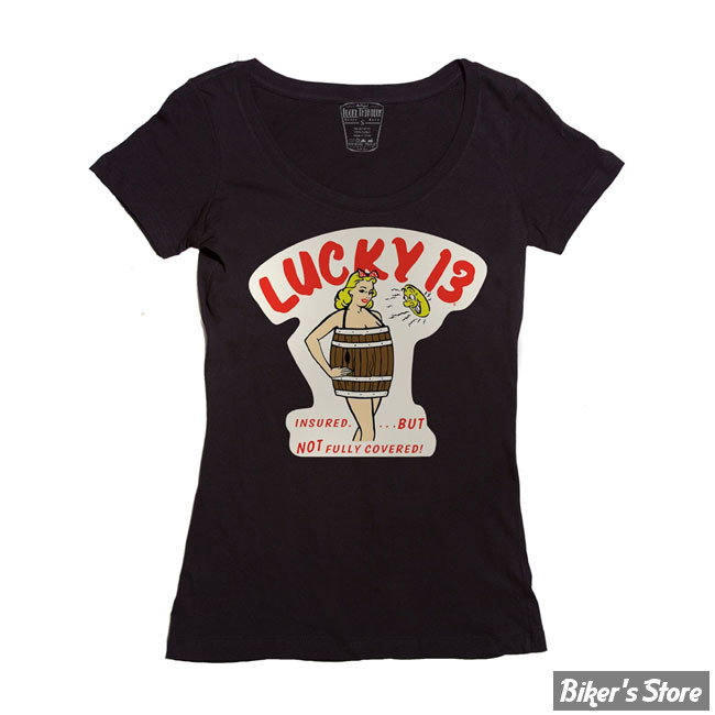 TEE-SHIRT - LUCKY 13 - INSURED - NOIR - TAILLE S