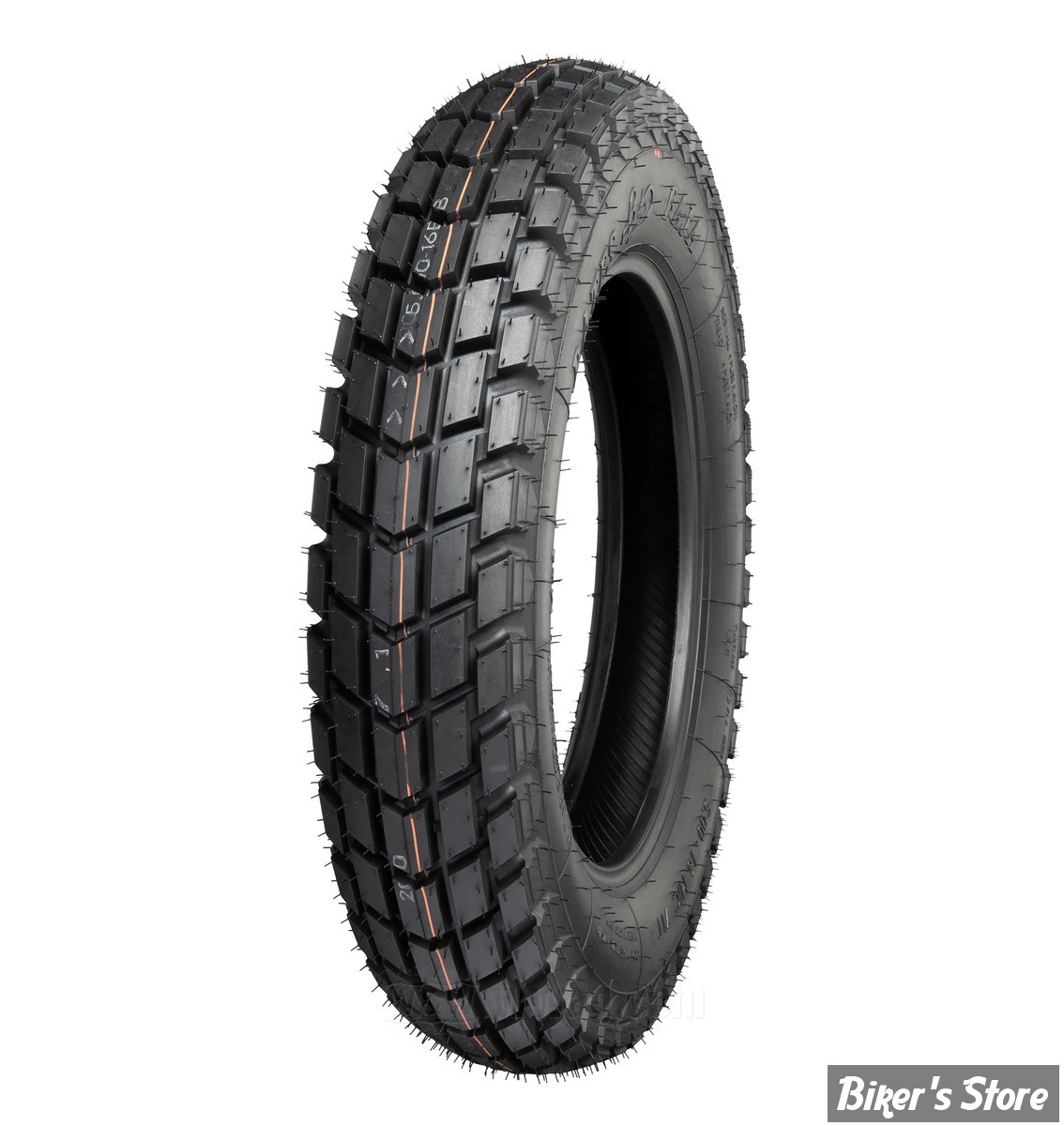 16 X 5.00 / 71T - AV/AR -  PNEU BAJA 100 - BATES - TUBELESS - FLANCS NOIRS