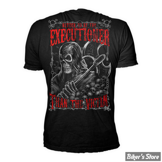TEE-SHIRT - LETHAL THREAT - EXECUTIONER - NOIR - TAILLE M