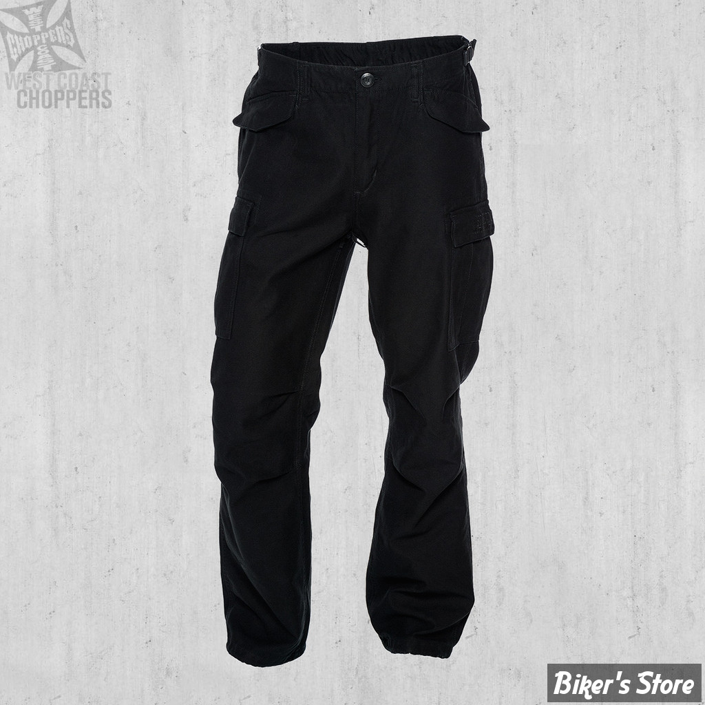 PANTALON - WEST COAST CHOPPERS - WCC - M65 - COULEUR : NOIR - TAILLE : XL