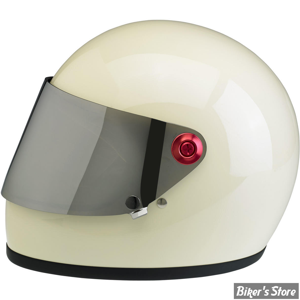 Bubble universelle fumée pour casque moto Gringo et 3 points par Biltwell