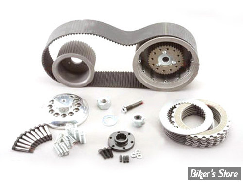 KIT COURROIE PRIMAIRE - OPEN BELT DRIVE - BDL - AVEC EMBRAYAGE - 55/84 - 8MM / COURROIE DE 3"- EV-72-47