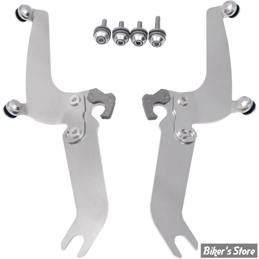 Kit de montage Trigger-Lock Memphis Fats/Slim et Sportshields, sans outil.  - Biker's Store