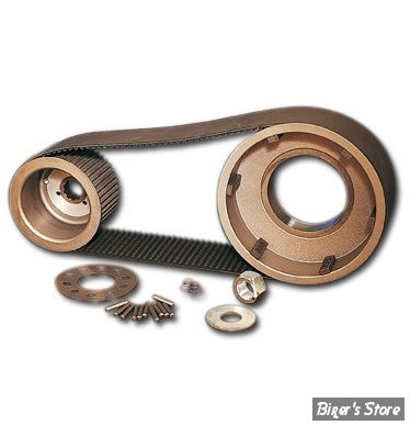 KIT COURROIE PRIMAIRE - OPEN BELT DRIVE - BDL - BT55/84 - 8mm / COURROIE DE 2" - 76-47-2S