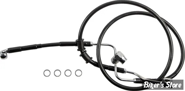 DURITE DE FREIN ARRIERE - SOFTAIL M8 FLFB/S / FXBR/S 18/24 - OEM 41800598 - LONGUEUR : +000" - NOIR