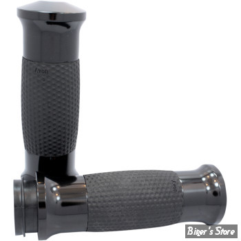 POIGNEES AVON - Air GEL Grips - TIRAGE ELECTRONIQUE - ANODISE - 956030 / GEL-70-ANO-FLY