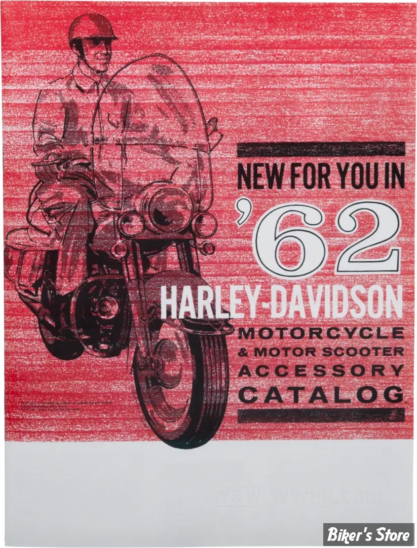 CATALOGUE D'ACCESSOIRES - EDITION : 1962 - H-D Motorcycle Accessories 1962