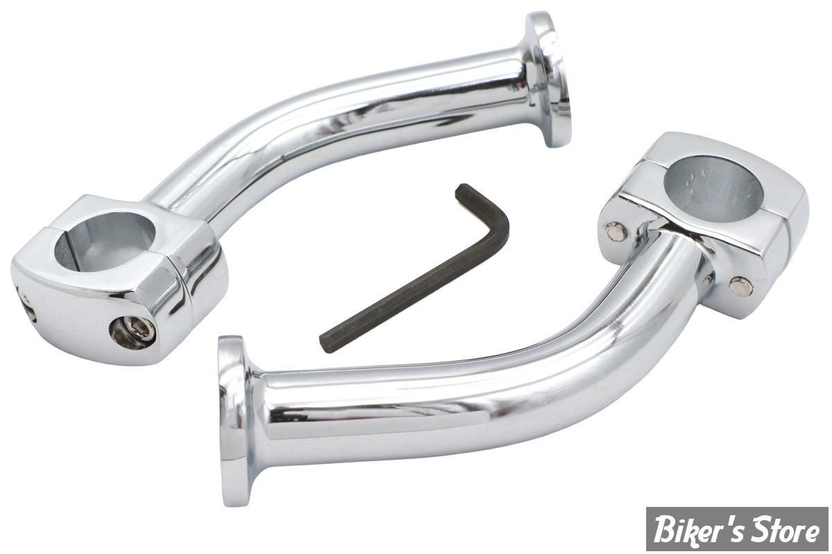 RISERS ET POTENCE PULLBACK - HAUTEUR 146MM - 2