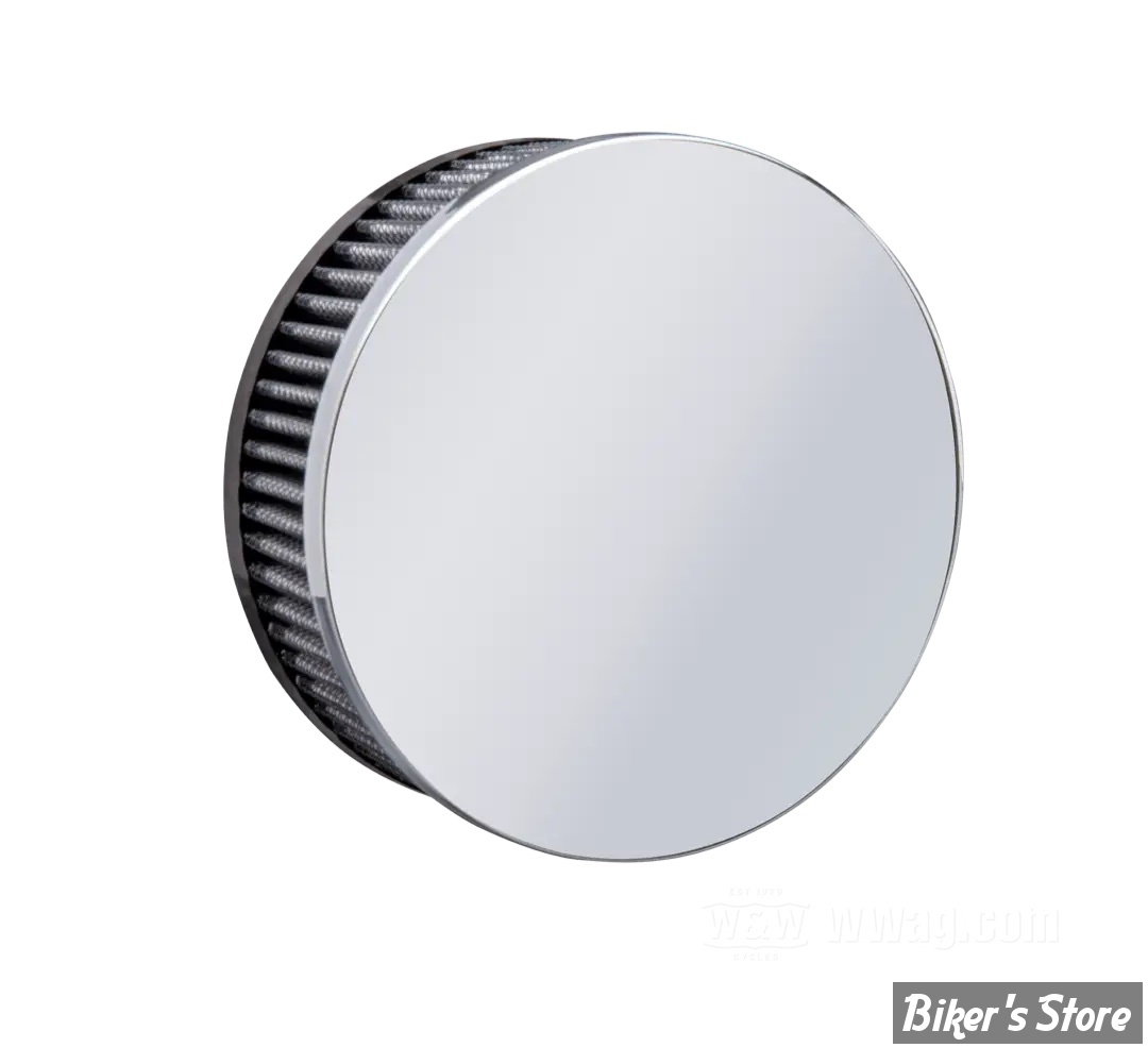 FILTRE A AIR "PUMPER" POUR CARBURATEURS DELL'ORTO PHM - CHROME CYLINDRIQUE - 38/40MM