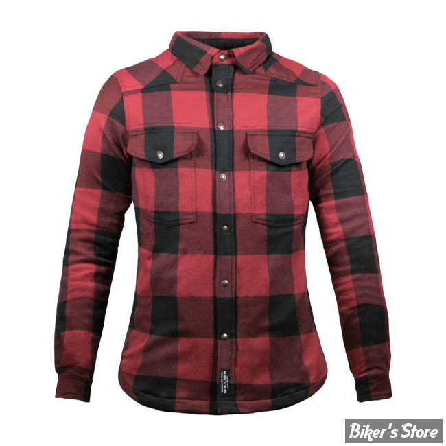VESTE - JOHN DOE - MOTOSHIRT XTM - ROUGE / NOIR - TAILLE XS