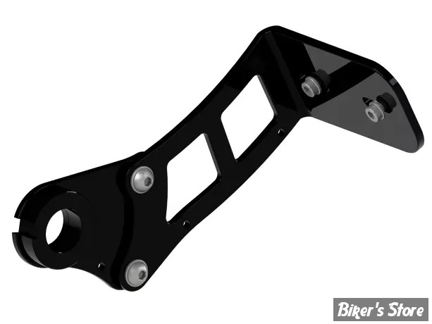 -  SUPPORT DE PLAQUE LATERALE - THUNDERBIKE - SOFTAIL 2008/2017 - NOIR  - 28-70-422