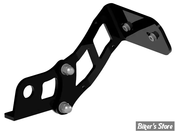 -  SUPPORT DE PLAQUE LATERALE - THUNDERBIKE - DYNA 2006/2007 - NOIR - 28-75-041