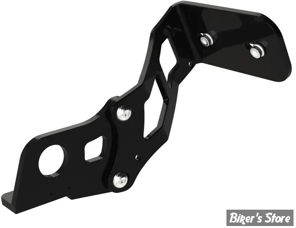 -  SUPPORT DE PLAQUE LATERALE - THUNDERBIKE - SPORTSTER 2004/2020 - NOIR - 28-76-053