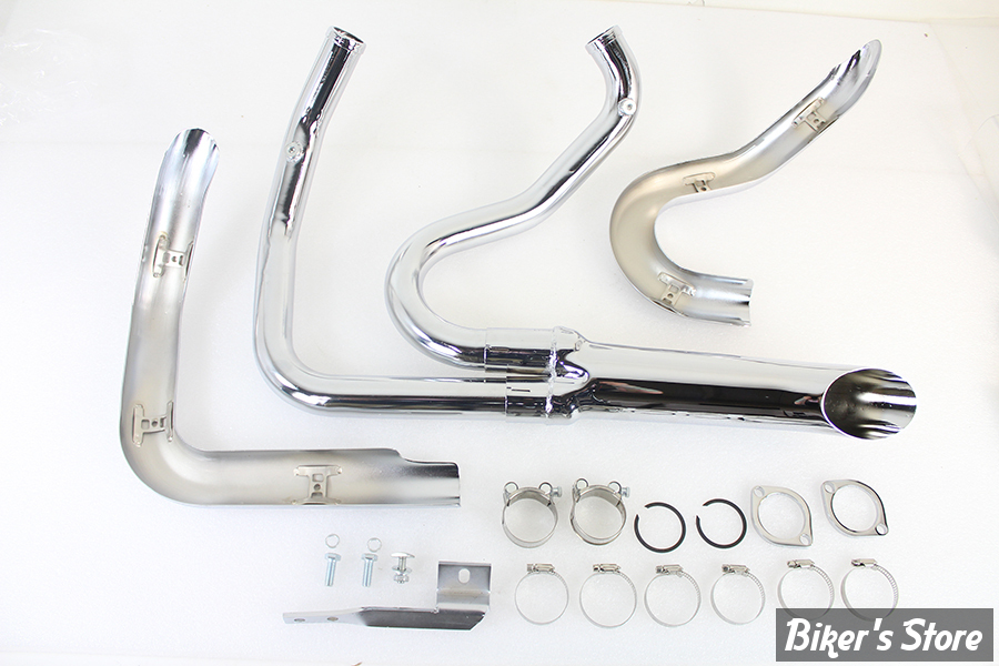 ECHAPPEMENT - Wyatt Gatling  - SPORTSTER 07/22 - Wyatt Gatling 1-3/4" 2 into 1 Exhaust Header Set - 29-0936 - CHROME