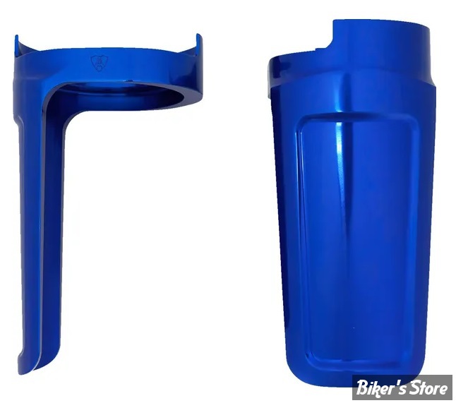 ECLATE N - PIECE N° 68A - PROTECTIONS DE FOURCHE ARLEN NESS - TOURING 14UP - METHOD - BLEU ANODISE - 120-019