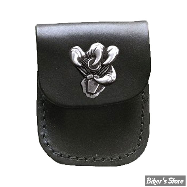 ETUI ZIPPO - CUIR - EAGLE CLAW W/ENGINE - Biker's Store