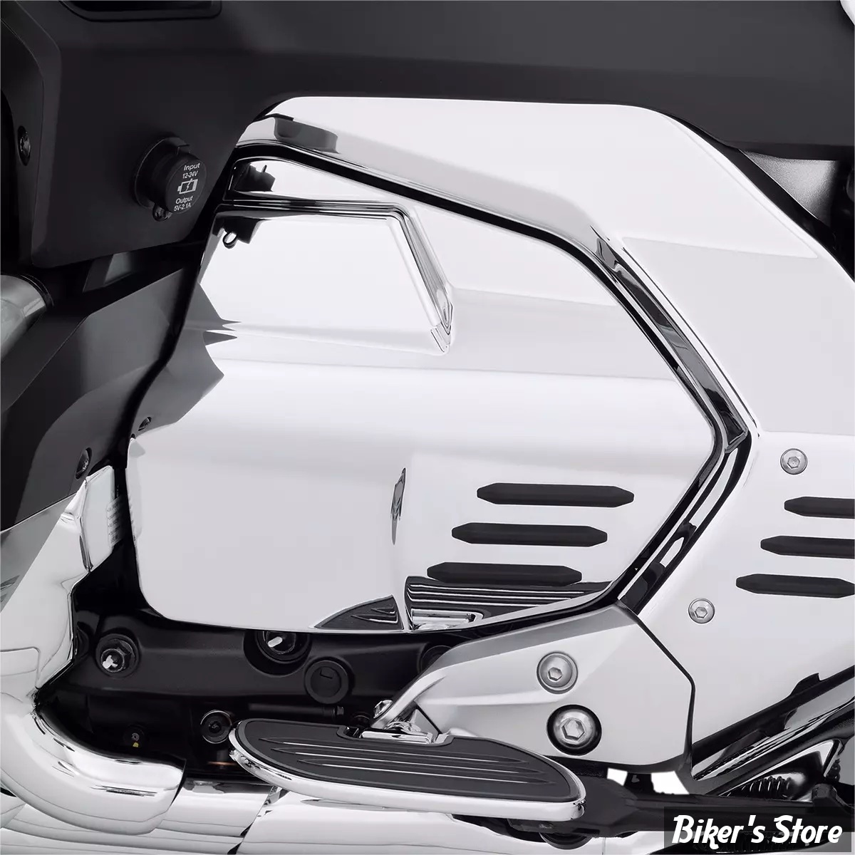 CACHES / CARTERS MOTEUR LATÉRAUX - SHOW CHROME / BIG BIKE PARTS - HONDA GOLDWING GL1800 - ENGINE SIDE COVERS - CHROME -  52-963