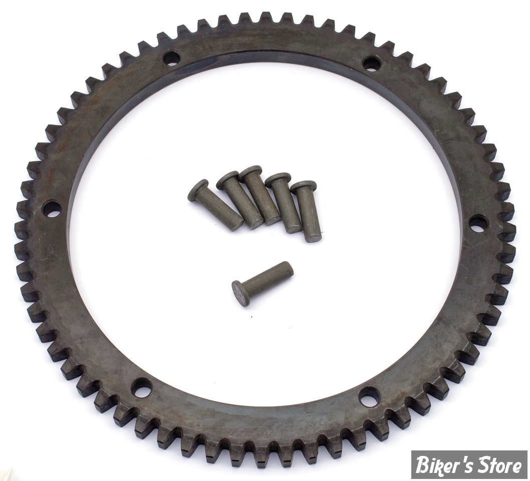 CONVERSION 102 A 66 DENTS / RIVETÉ - COURONNE DE DEMARREUR - BT98/06 - KIT DE CONVERSION EN 66 DENTS - STYLE RIVETÉ - ZODIAC