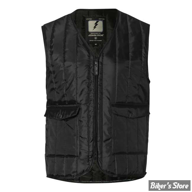 GILET SANS MANCHE - JOHN DOE - ORIGINAL V2.0 - NOIR - TAILLE XS