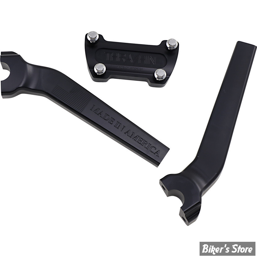 RISERS - THRASHIN SUPPLY COMPANY - PULLBACK - HAUTEUR 9" 1/2 - NOIR