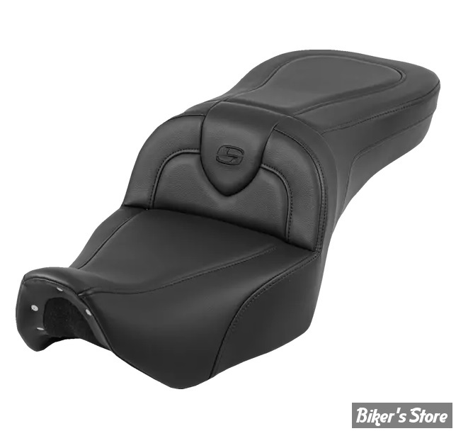 SELLE DUO - NIGHTSTER RH975 / RH975 S  22UP - SADDELEMEN - RoadSofa Seat - LISSE - NOIR / COUTURES : NOIR - 822-11-187