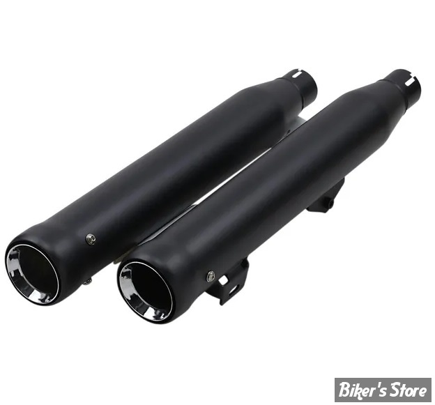 - SILENCIEUX COBRA - Neighbor Hater 3" slip-on mufflers - DYNA FXDF 08/16 / FXDWG 10/16 / FXDLS 2016 - NOIR - 6049B