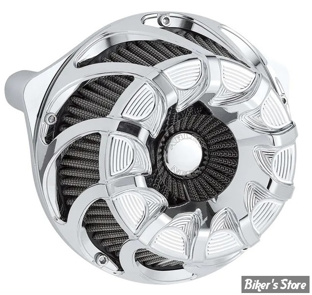 FILTRE A AIR - A.NESS - MILWAUKEE EIGHT 2023UP - INVERTED SERIES AIR CLEANER - DRIFT - FINITION : CHROME - 600-230