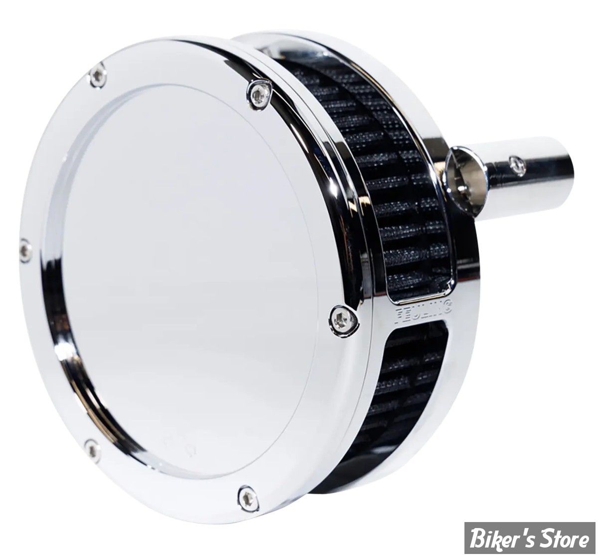 FILTRE A AIR FEULING - BIGTWIN 84/99 - SLIM BA AIR CLEANER KIT - SOLID OUTER COVER - FILTRE NOIR / CHROME - 5567-S