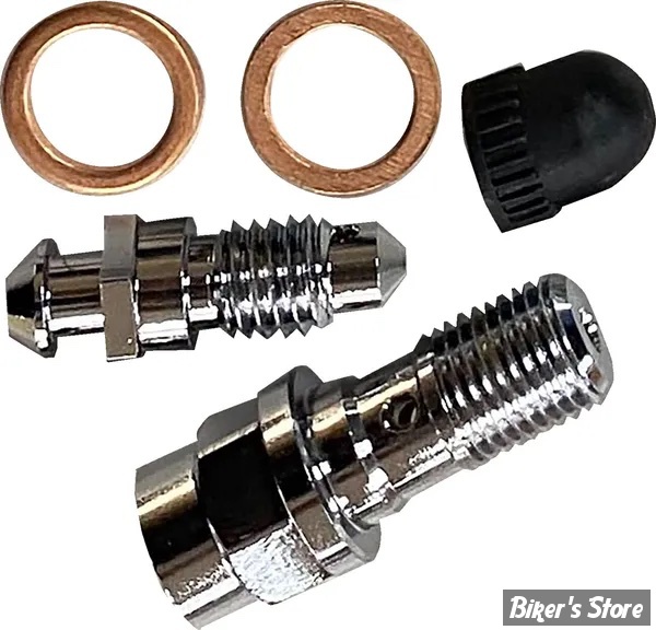 ECLATE G - PIECE N° 16 - KIT DE VIS DE PURGE & VIS BANJO D'ÉTRIER DE FREIN - TOURING 2008UP - OEM 41783-08 / 4890 / 41751-06A / 42853-06 - DRAG SPECIALTIES - B16-0726C