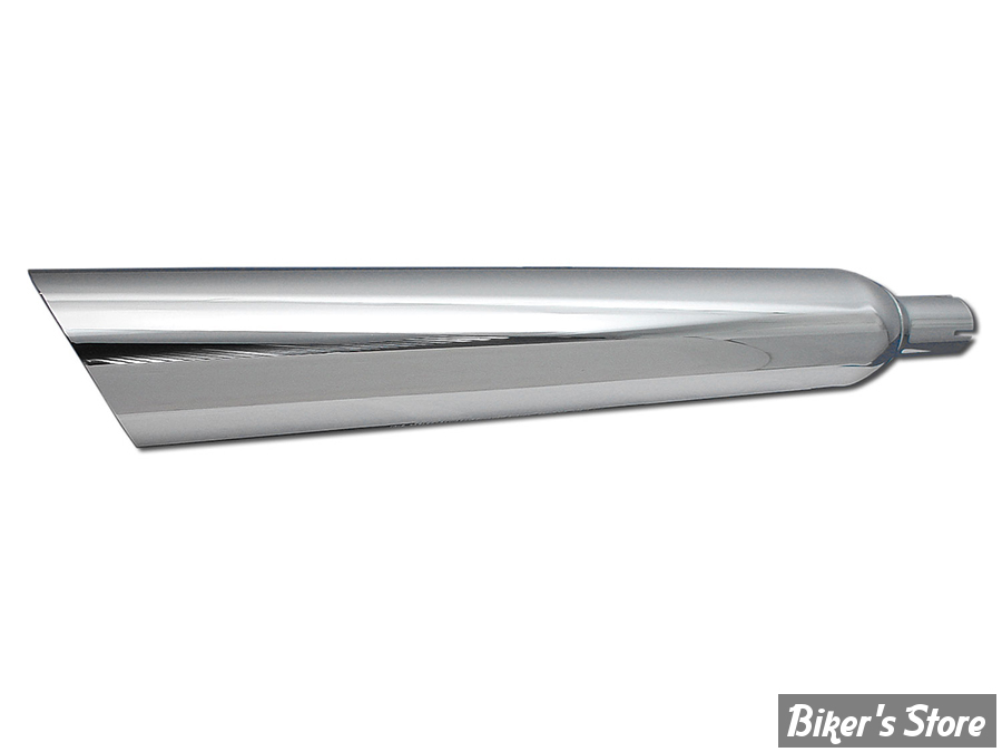 ECLATE WL - PIECE N° 16 - SILENCIEUX - OEM 65242-78B  - REPLICA - LONGUEUR : 27" 1/2 - CHROME
