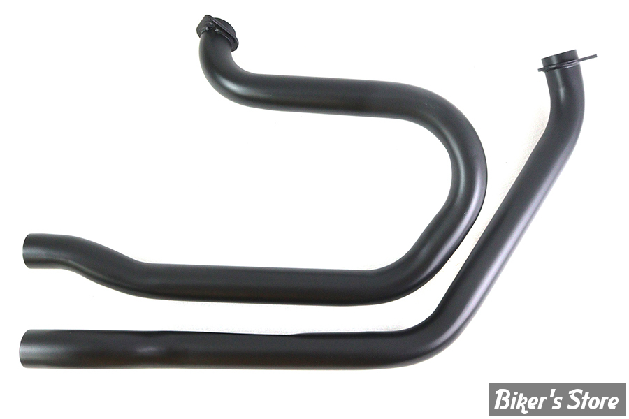 - KIT Collecteur d'echappement 2 EN 2 -  SHOVELHEAD FX 71/84 - Alphabet FX-FXE Exhaust Header Set - V-TWIN - 30-0646 - NOIR