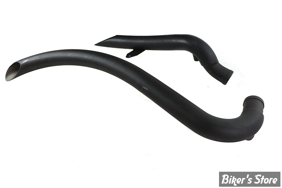 ECHAPPEMENT - WYATT GATLING 2" - SPORTSTER 07/22 - Factory Sample Curved Radius Exhaust Header Set - 30-0719 - NOIR