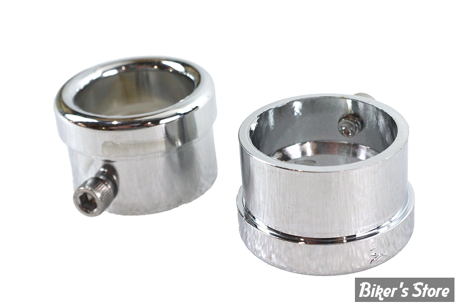 1" 3/4 - EMBOUTS D ECHAPPEMENTS - POUR TUBE DE 1 3/4" - BENDED - CHROME