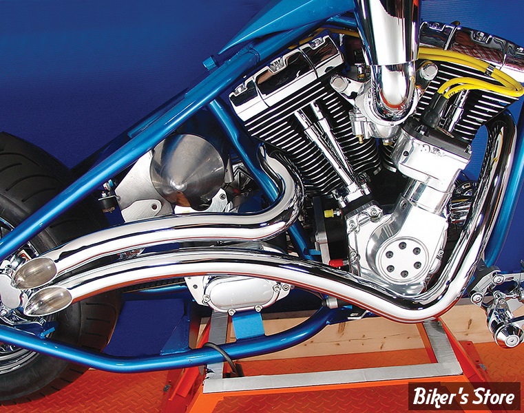  ECHAPPEMENT Wyatt Gatling SOFTAIL 86/06 Exhaust Drag Pipe Set