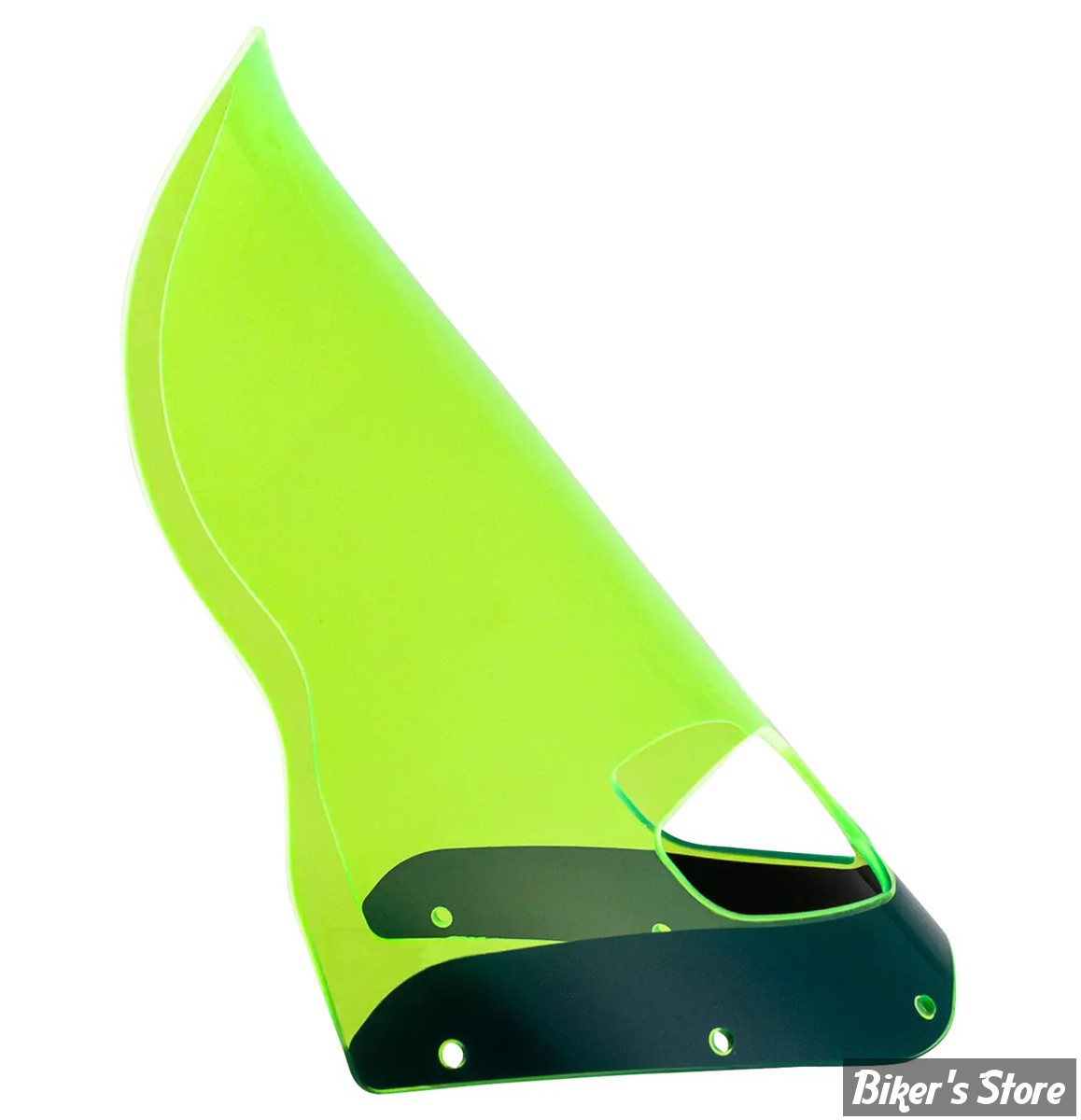 TETE DE FOURCHE MEMPHIS SHADES WARRIOR : ECRAN - HAUTEUR : 38cm / 15" - KLOCK WERKS - ECRAN : ICE FLARE / VERT  - KWW-06-0617