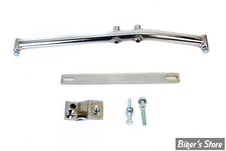 SUPPORT D'ECHAPPEMENT PAUGHCO - OEM 00000-00 - SOFTAIL FXST 1995/1999 - Upsweep Header Mounting Bracket Kit Chrome - 718I / 718I2 / 718H5