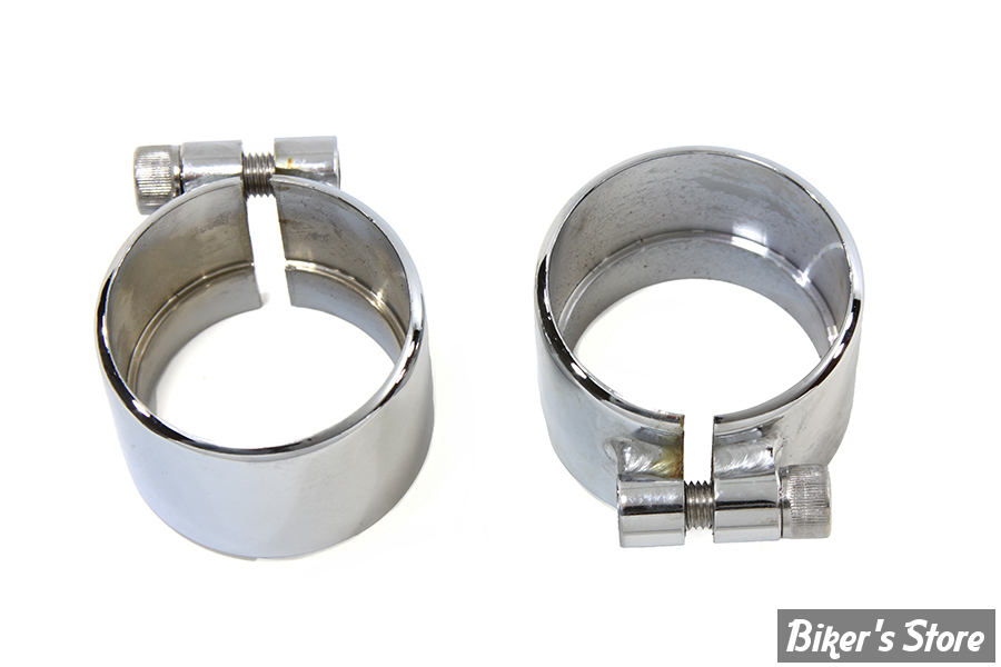 BRIDE / REDUCTEUR D'ECHAPPEMENT - V-TWIN  - 1"7/8 > 1-3/4" - Seamless Exhaust Clamp - 31-9920 -  CHROME