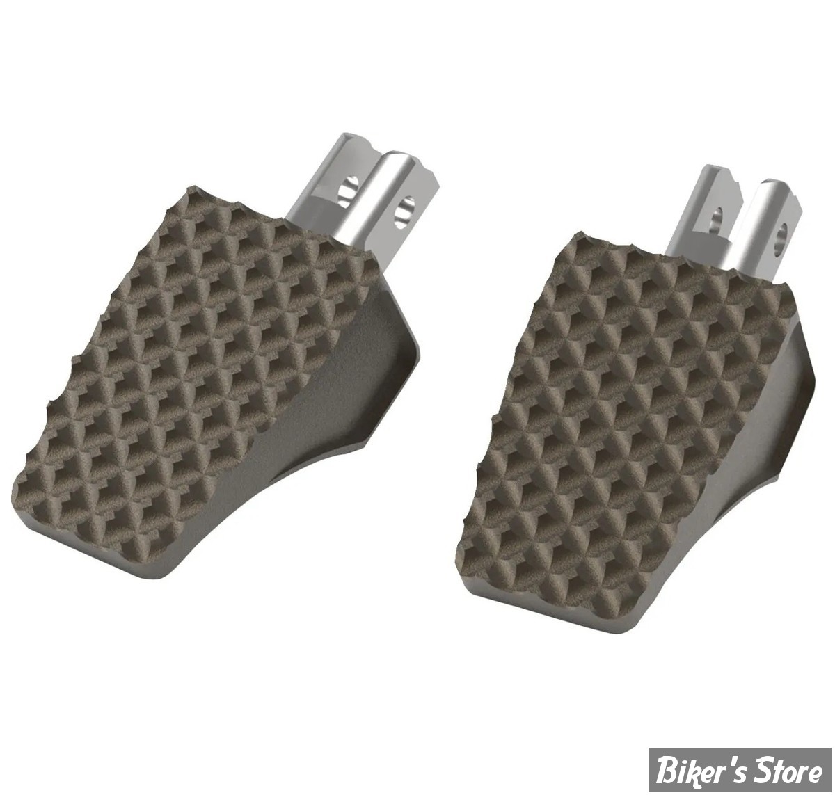  REPOSES PIEDS AVANT - L-A CHOPPERS - County Line Foot Pegs - FINITION : BRONZE - LA-P100-01Z