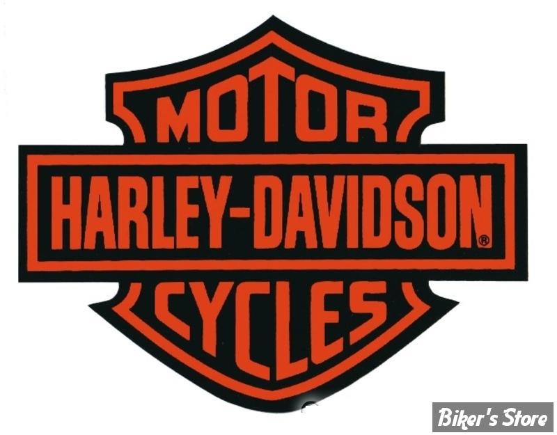 AUTOCOLLANT DE RESERVOIR HD BAR & SHIELD ROUGE / NOIR Biker's Store