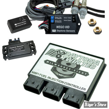 -  DAYTONA TWIN TEC - BOÎTIER DE REPROGRAMMATION ÉLECTRONIQUE AUTOMATIQUE - M8FI G7/G8 - Race ECU – HD M8 TOURING - 2.5 Bar Turbo (265 kPa / 22 psi) - 17810