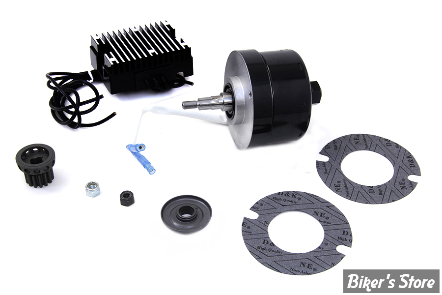 KIT ALTERNATEUR POUR MODELES AVEC GENERATRICE - 12V - 45CI 19341/1973 - VOLT TECH - NOIR / NOIR - 32-0305