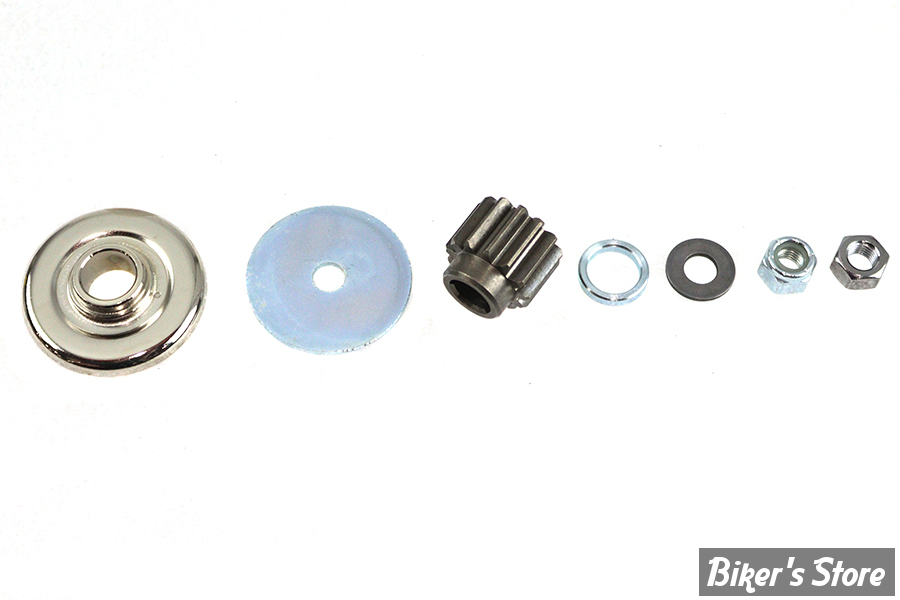 ECLATE N - PIECE N° 01 / 02A / 03 / 04 - KIT PIGNON DE GENERATRICE 14 DENTS - OEM 31070-30 - 45 2 Brush Generator Kit