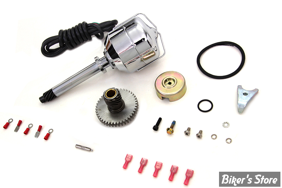 ECLATE R - PIECE N° 00D - KIT DISTRIBUTEUR ELECTRONIQUE - 12V -  BIGTWIN 1936/1969 - V-Fire Single Fire Electronic Ignition Distributor