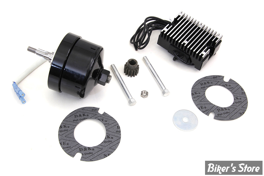 KIT ALTERNATEUR POUR MODELES AVEC GENERATRICE - 12V - ALTERNATOR KIT - SPORTSTER 58/70 -  NOIR - 32-1673