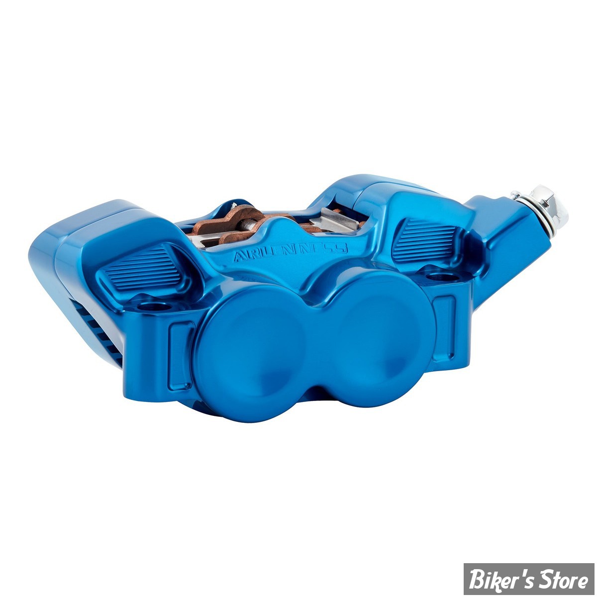 ETRIER RADIAL - ENTRE AXES : 100MM - ETRIER AVANT ARLEN NESS - 4-PISTONS - 100MM MONOBLOCK RADIAL BRAKE CALIPER - COTÉ : DROIT - BLEU - 320-010